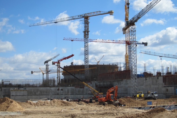 Отставание от графика строительства АЭС в Островце ликвидируют до конца года.