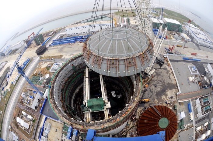 На строительной площадке блока №2 АЭС «Хайян» выполнен монтаж купола ВЗО.